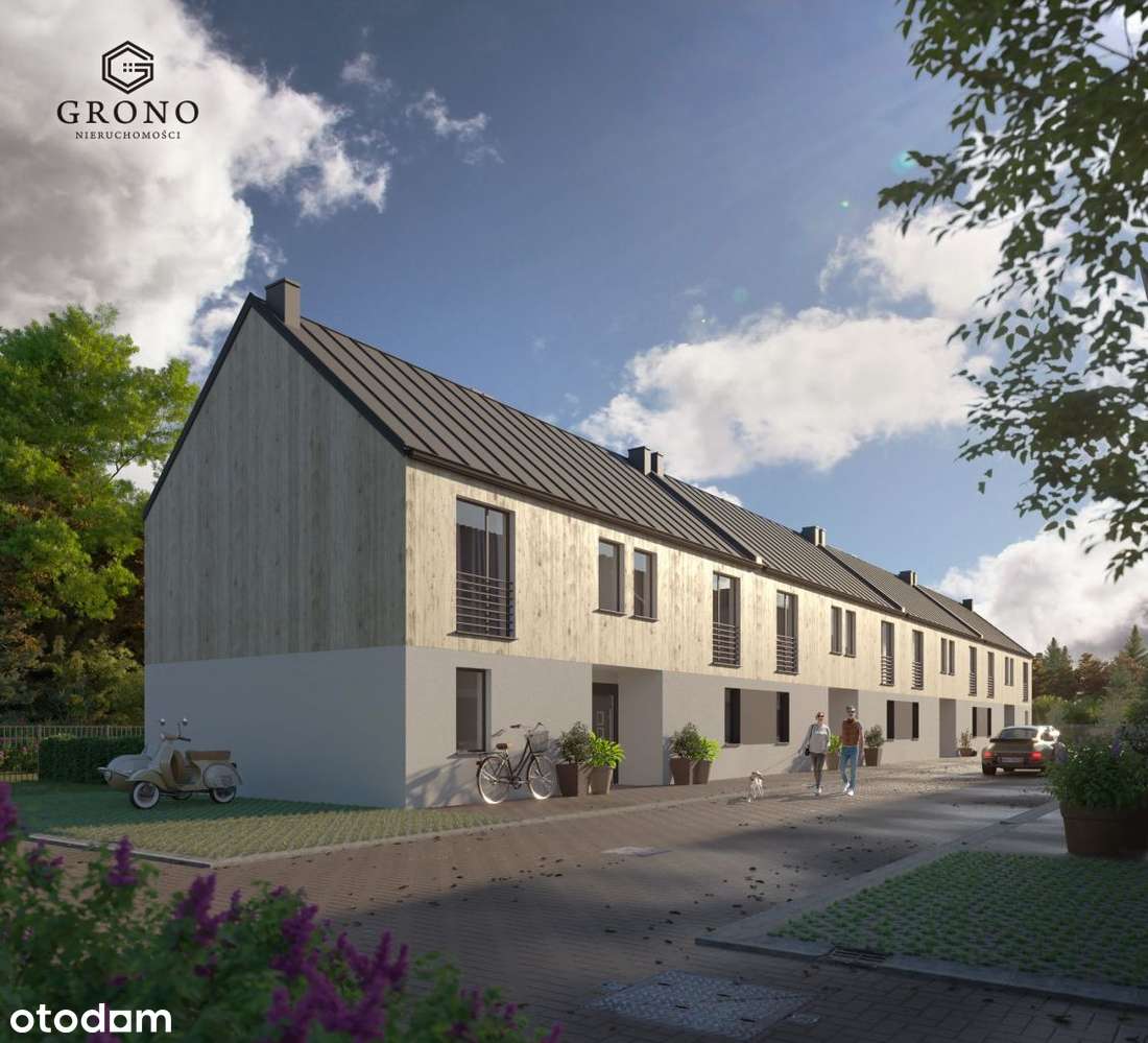 Szeregówka przy lesie, 4 pokoje + kominek!-4