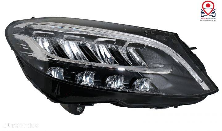 Faruri Full LED compatibil cu Mercedes C-Class W205 S205 (2019-up) LHD Tuning Mercedes-Benz C-Class - 2
