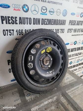 Roata Rezerva Slim R16 Opel Astra H Vectra C 5x110 Livram Oriunde In Tara - 2