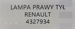 NOWA LAMPA PRAWY TYŁ RENAULT MEGANE II SEDAN - 4327934 - 8