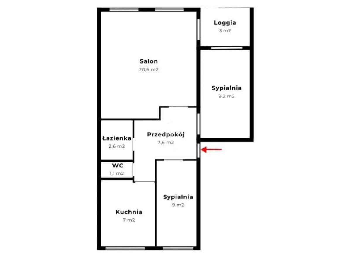 Ok.ul.Bałtyckiej|3pok.|loggia|winda|rozkładowe|dwustronne|57m2-6