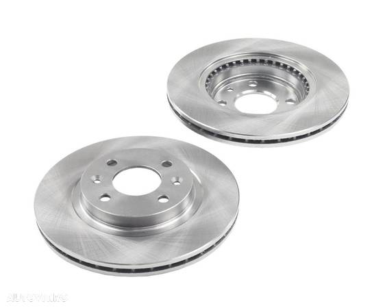 Set 2 bucati - Discuri frana fata Dacia Logan 2004-2012, ventilat 259 x 20,6 si Renault 19, Megane 1, Clio , Kangoo , Twingo 2, - 1