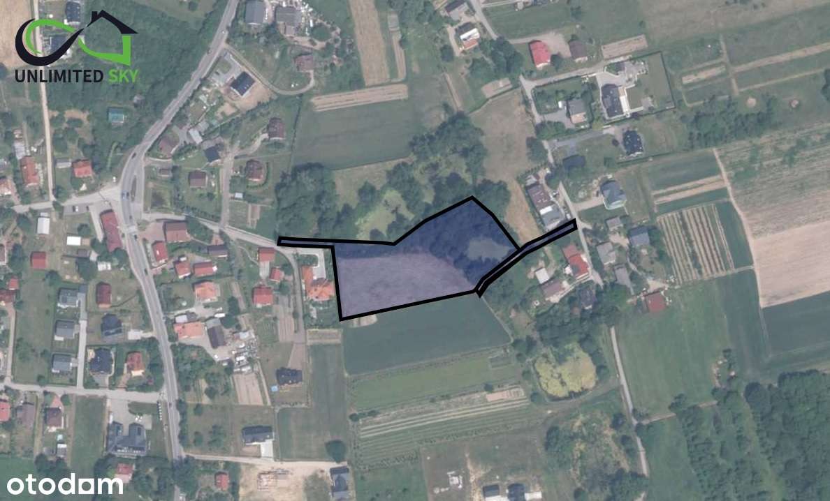 Wyjątkowa działka 81 ar | Przybysławice | staw, zieleń, media, MPZP-19