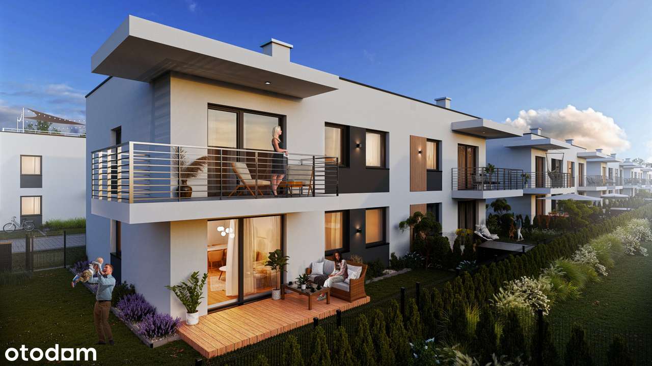 Bezczynszowe mieszkanie z dużym ogrodem, zamknięty teren, parking-0