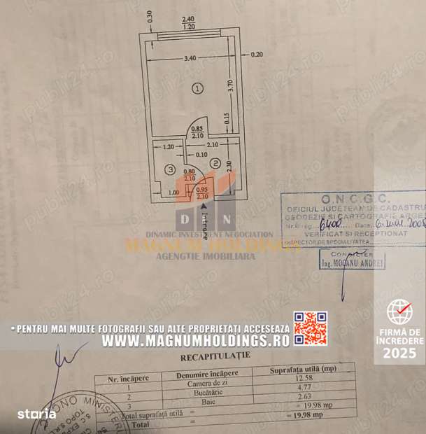 Garsoniera Depoziterlor, etajul 2, mobilata, utilata-6