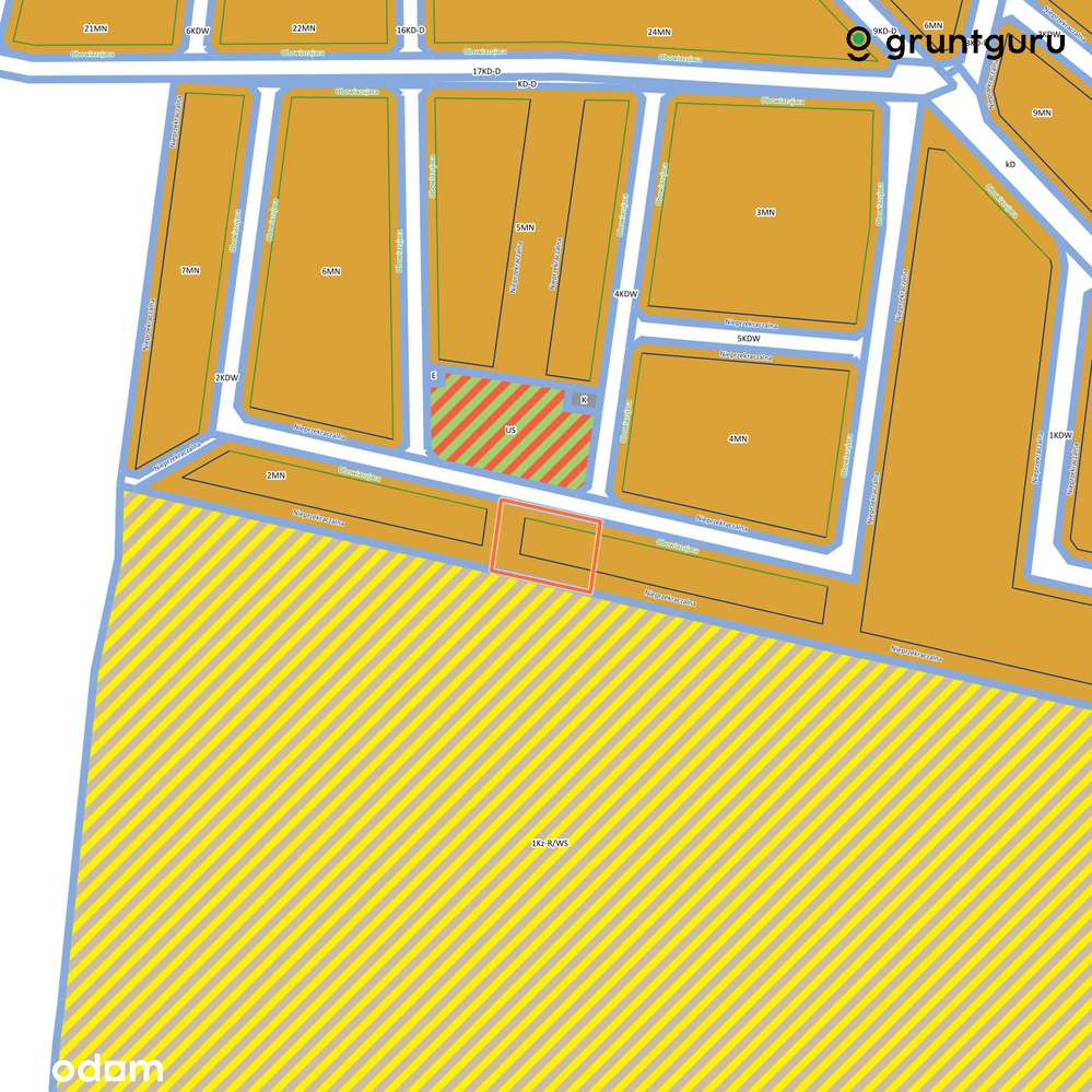 NOWA CENA!!! duża działka POD BLIŹNIAKA Poznań, media, OKAZAJA-4