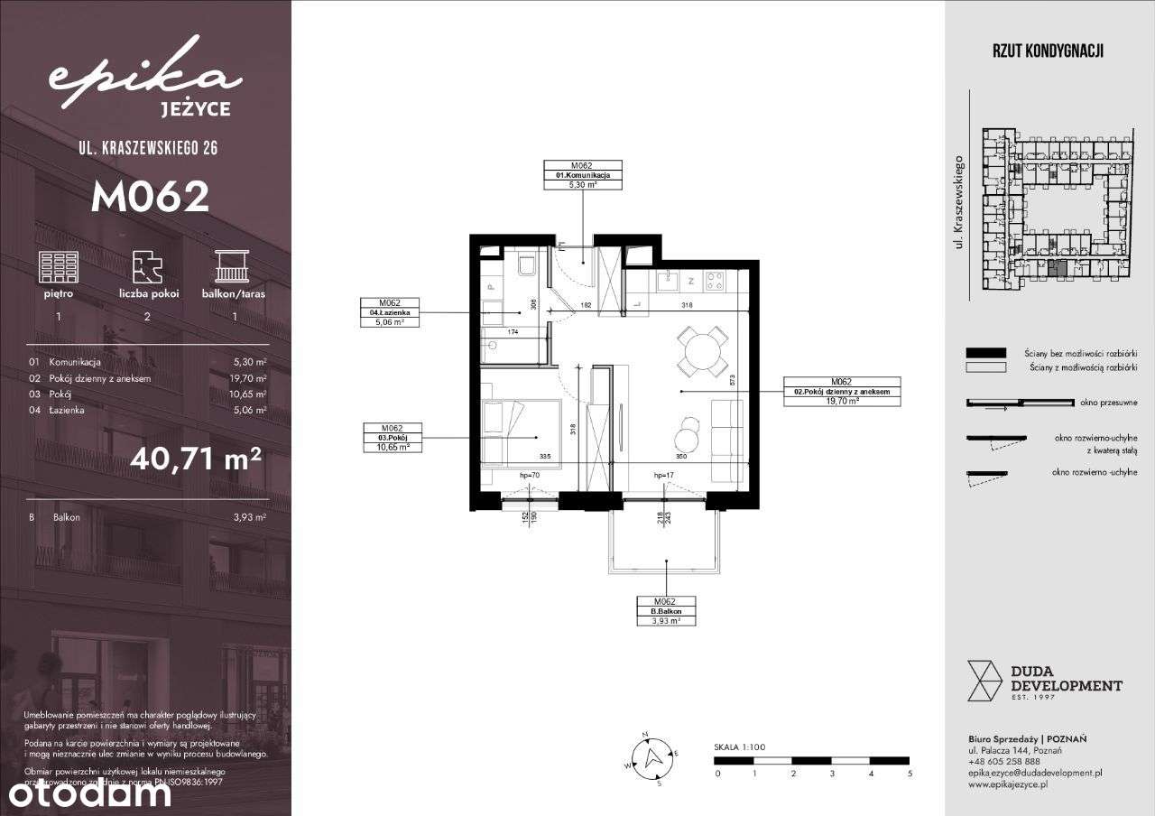 Lokal inwestycyjny, dwa pokoje, Jeżyce - Pełny obrazek: 2/9