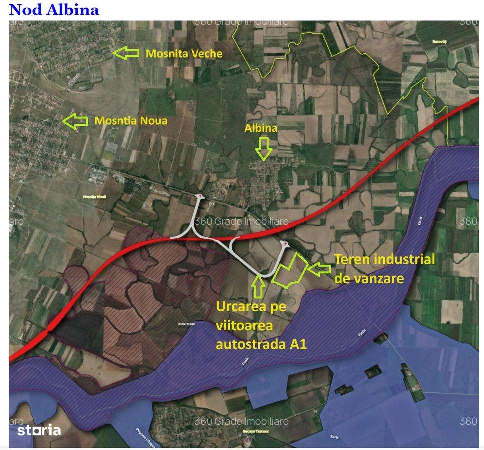 Teren Industrial de Vânzare PUZ Finalizat, Locație Strategică! - Imagine principală: 4/4