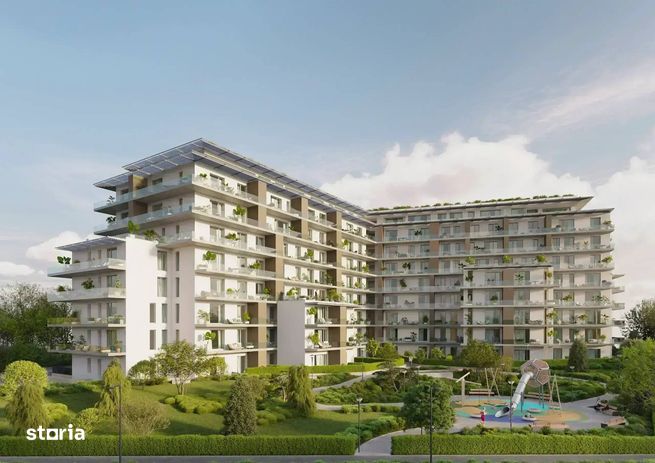 Apartament 2 Camere, 76mp totali, etajul 5/7, finisat complet-1