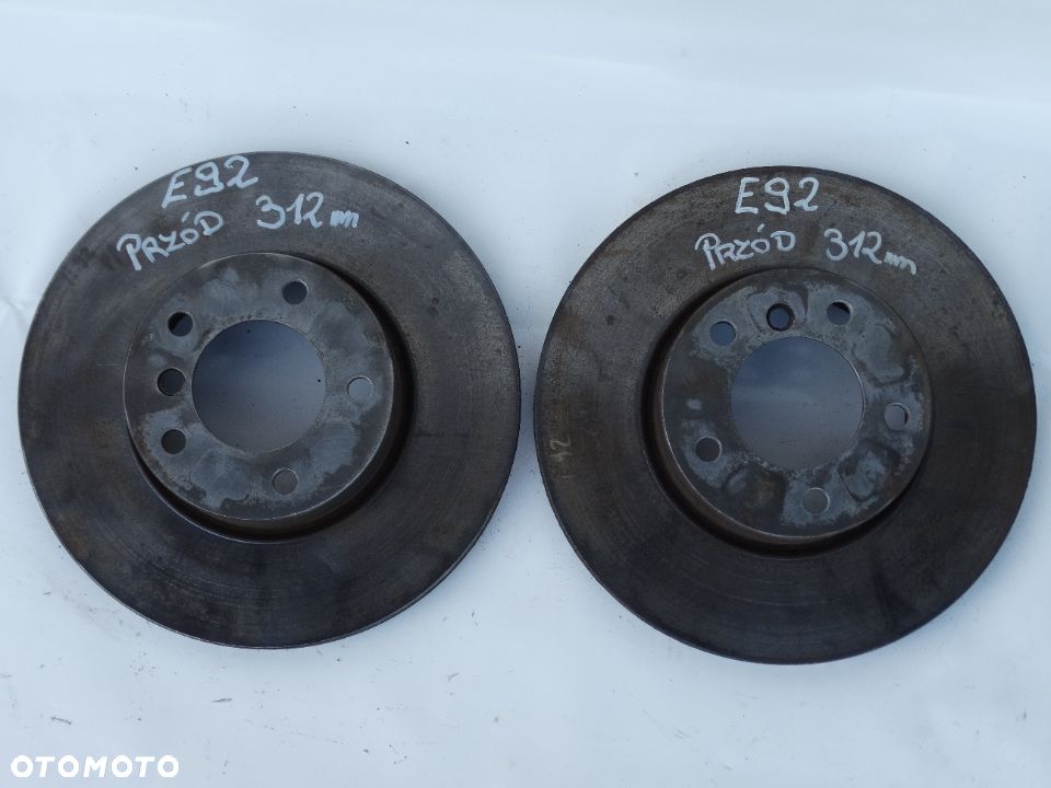 TARCZE HAMULCOWE PRZÓD PRZEDNIE BMW E87 E90 E91 E92 E93 312MM F-VAT - 1