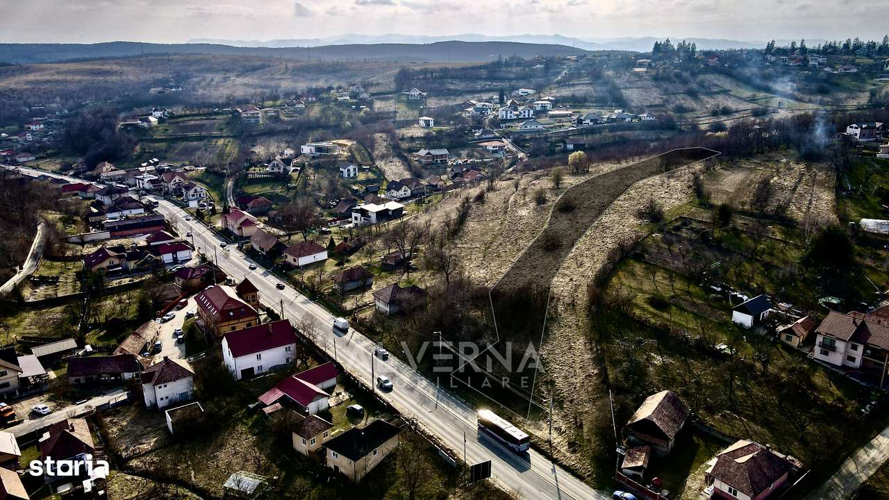 COMISION 0% - Teren intravilan | 4136mp | front 25ml la E81 | Feleacu - Imagine principală: 2/3