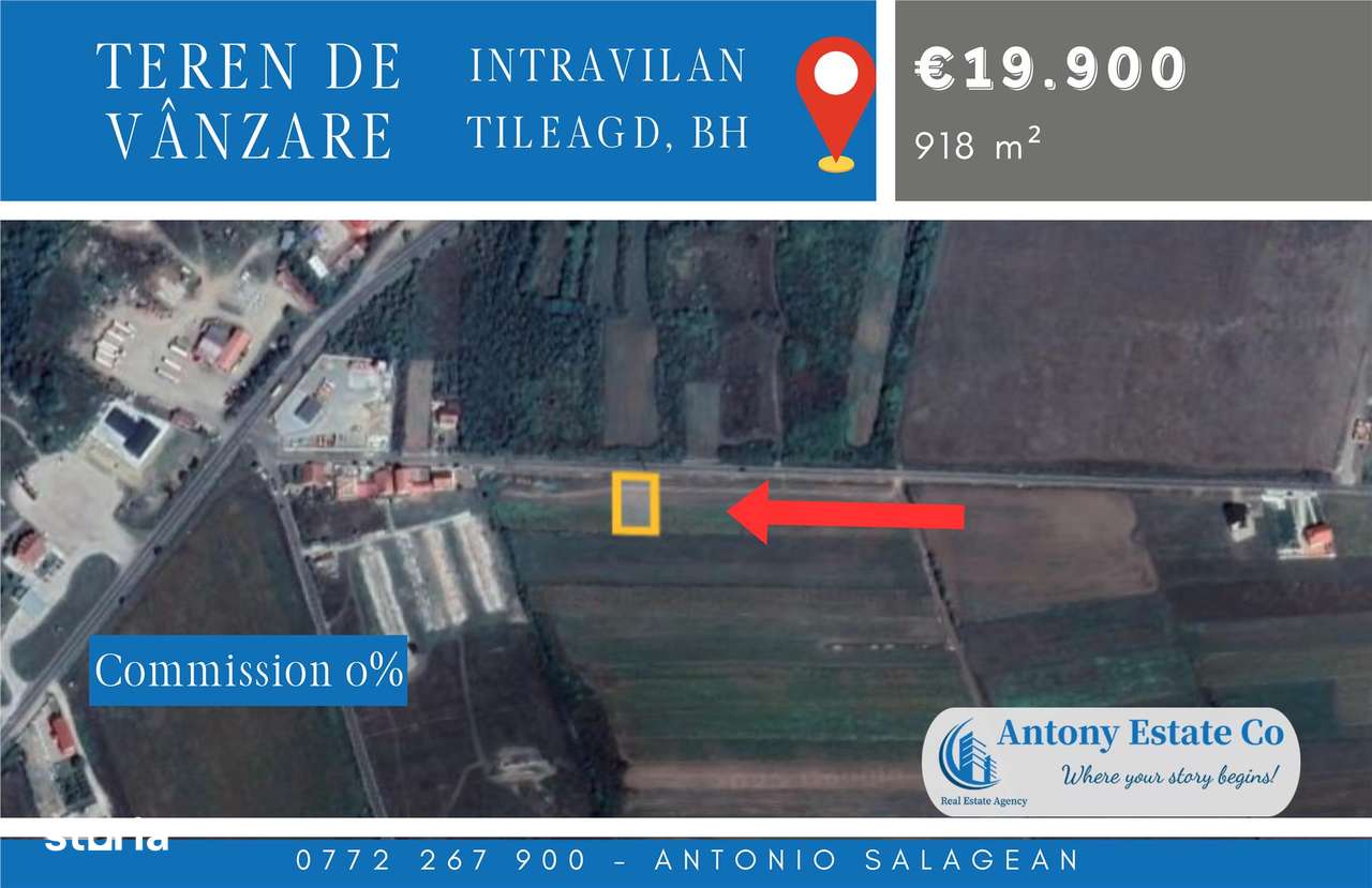 Teren intravilan, de vanzare - Tileagd, Bihor - Imagine principală: 1/3