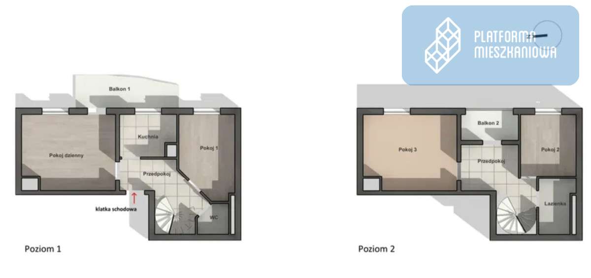 Hit! 80 m2, Wilda, 3 sypialnie, oddzielna kuchnia, - Pełny obrazek: 2/13