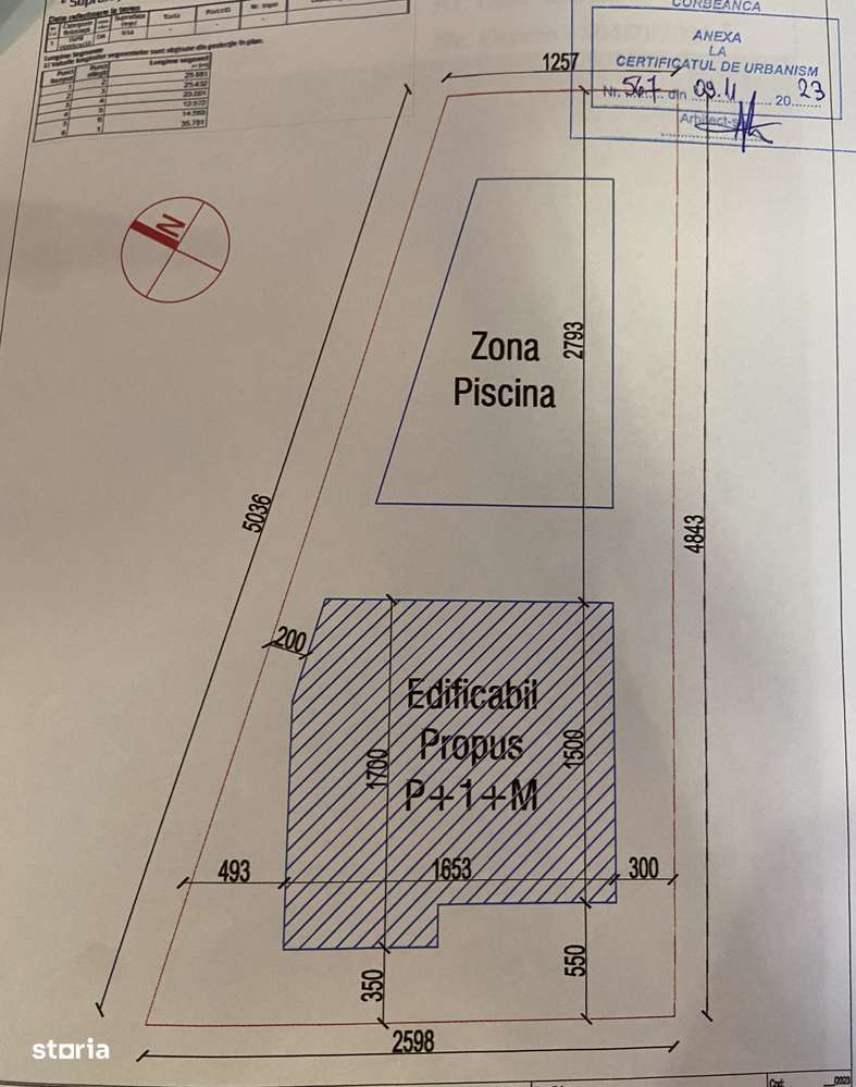 Teren 934mp, utilitati, str Primaverii, la Nord Paradisul Verde-2