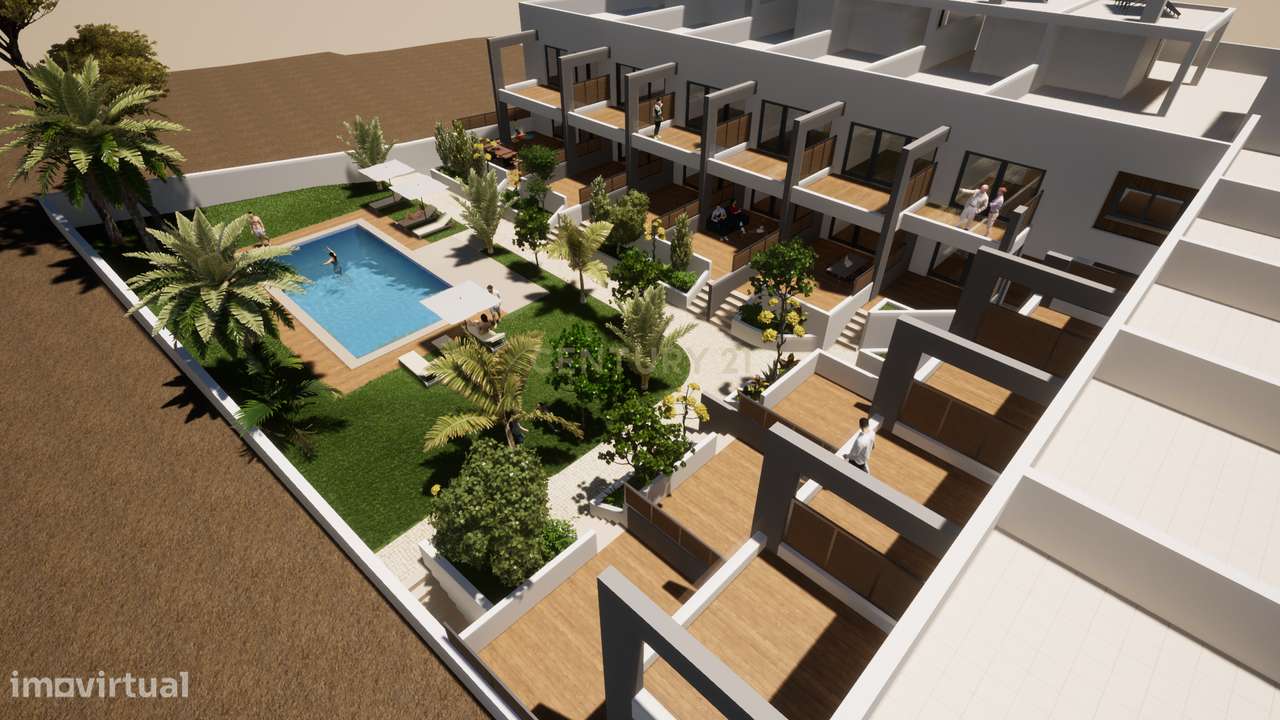 Lote Terreno Montenegro com Projecto Aprovado | Condomínio 15 Frações - Grande imagem: 4/11