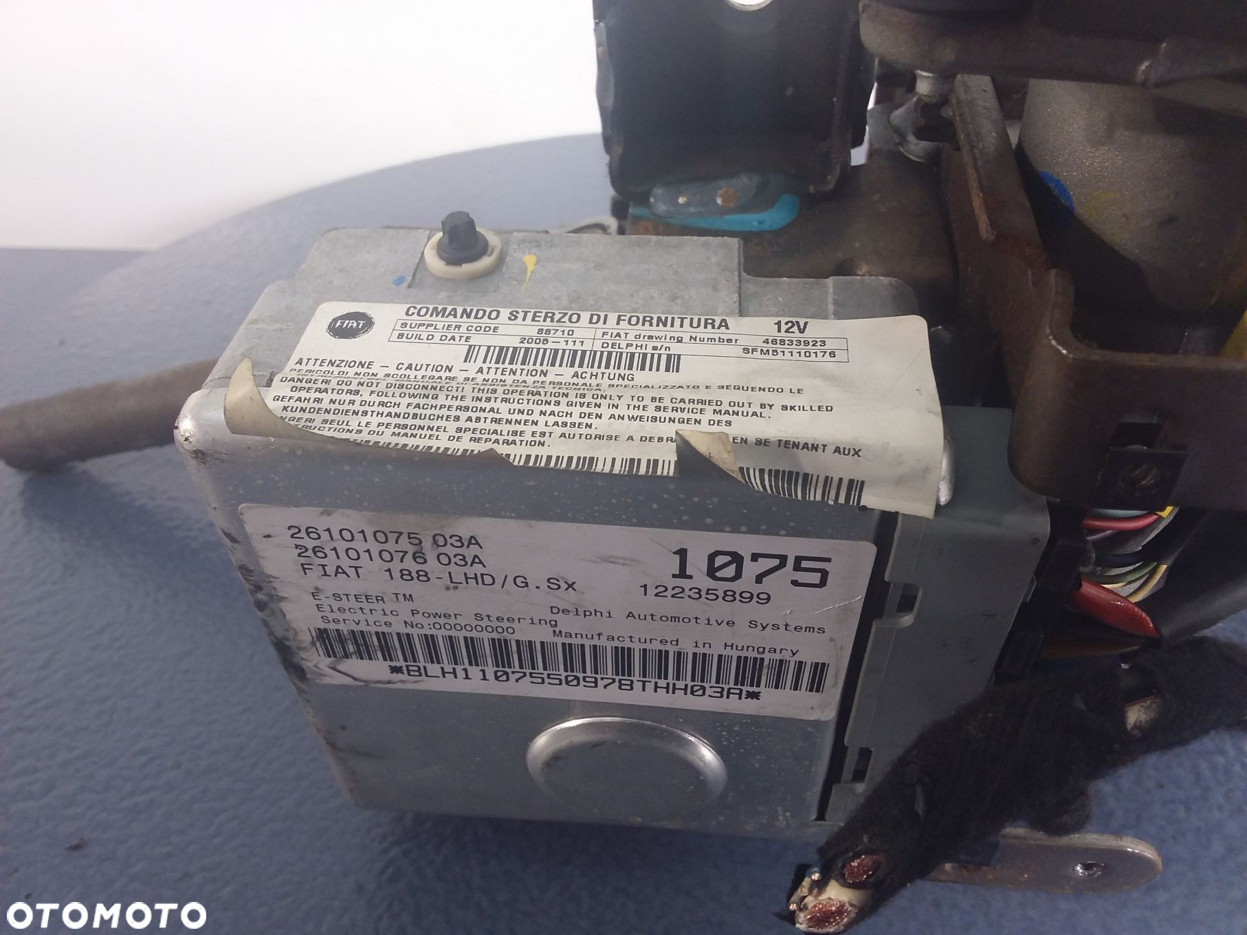 FIAT PUNTO II WSPOMAGANIE ELEKTRYCZNE KOLUMNA 2610107503A 26103598 - 7