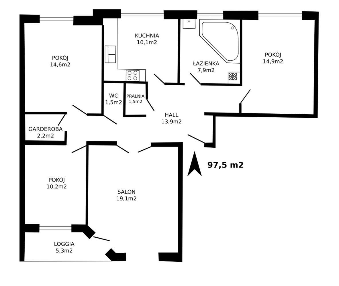 Mieszkanie 4-pokojowe przy parku Szczęśliwickiego-7