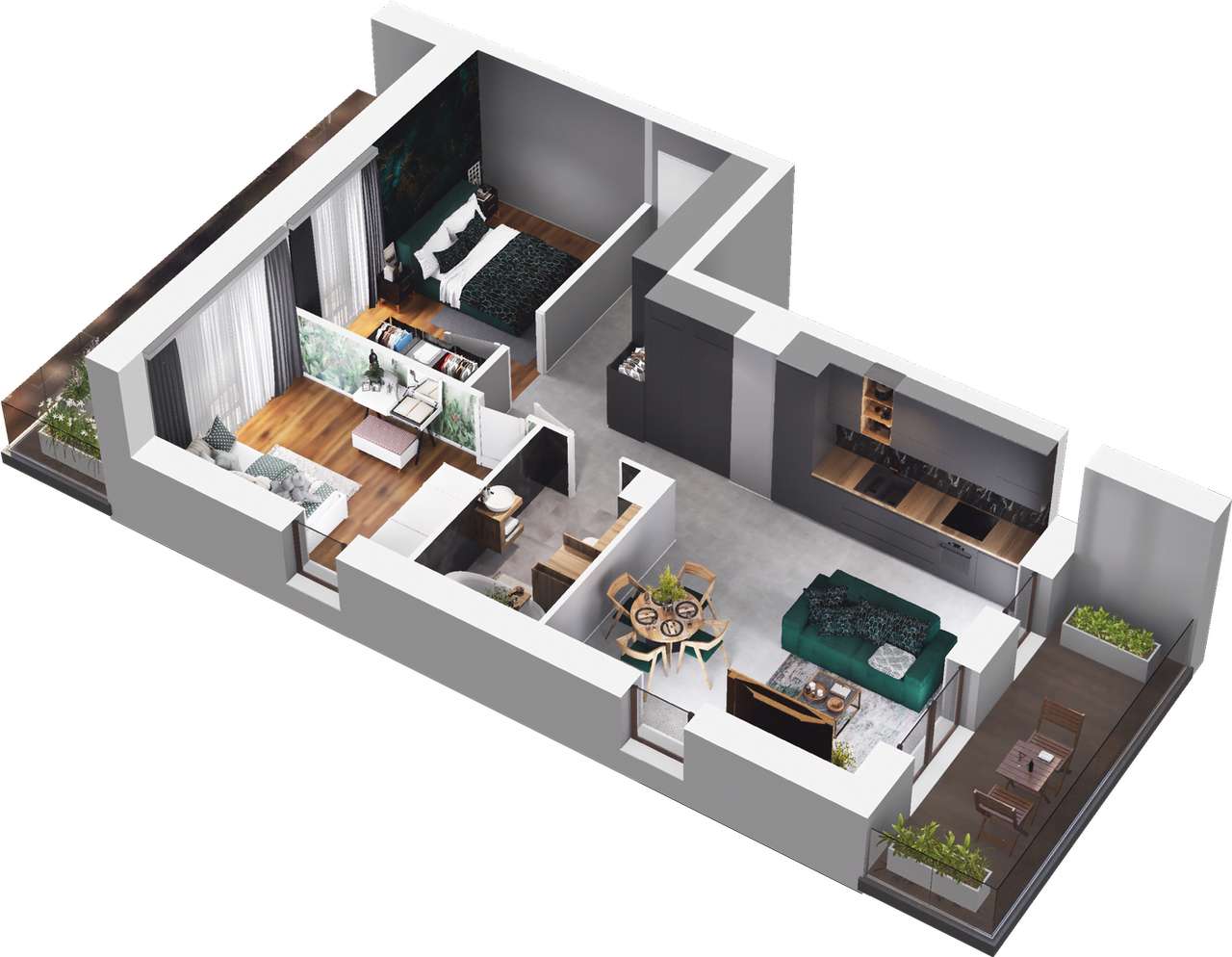 Mahonia Premium | mieszkanie 4-pok. | 31 - Pełny obrazek: 3/8