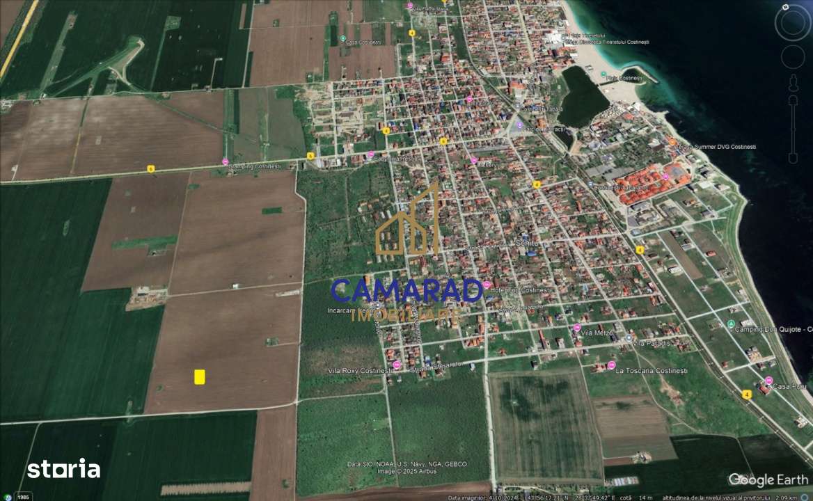 Teren de vanzare de 800 mp - Schitu (Costinesti)-3