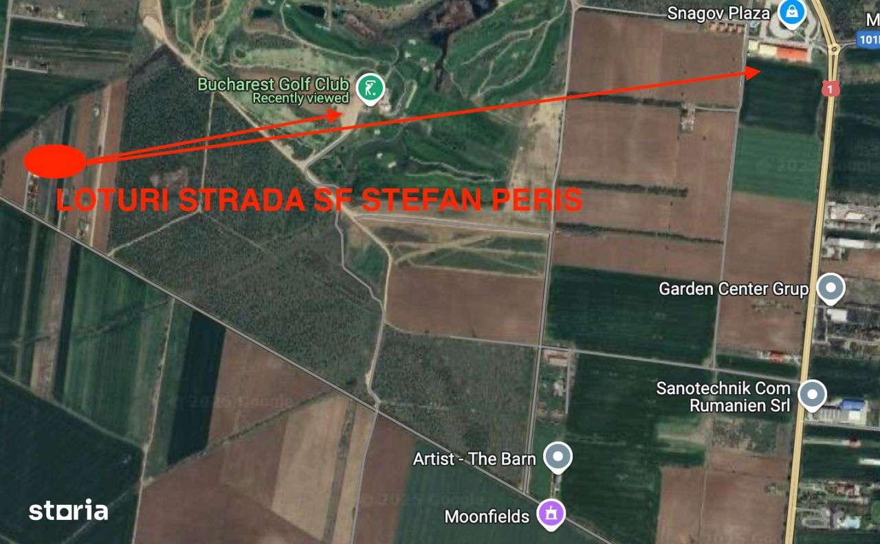 Teren Peris 500mp IN RATE 500 € teren langa Corbeanca, Balotesti-10