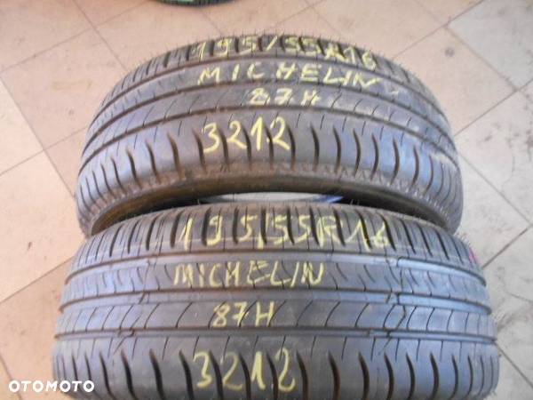 Opony 195/55r16 michelin energy saver  8mm nowe  lato para - 1