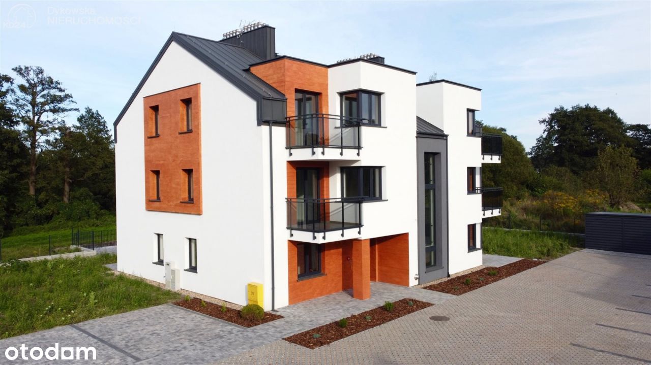 Nowe mieszkanie 39m2 z ogródkiem, Lębork