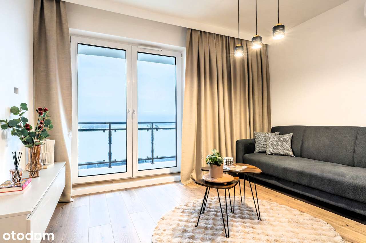 Nowoczesne 2-pokojowe mieszkanie z balkonem + piwnica + klimatyzacja-13