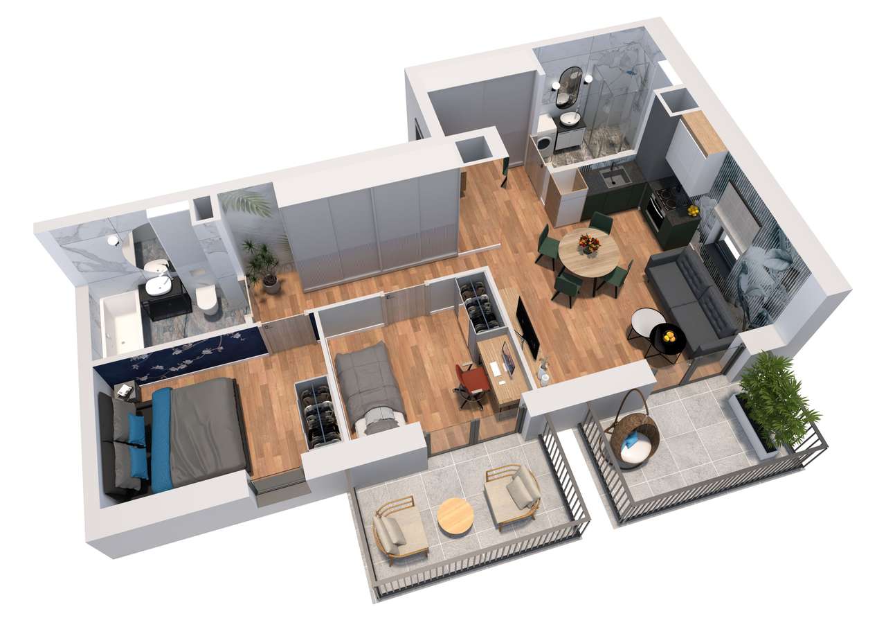 Dzikiej Gęsi 6 | mieszkanie 3-pok. | 6 - Pełny obrazek: 3/8