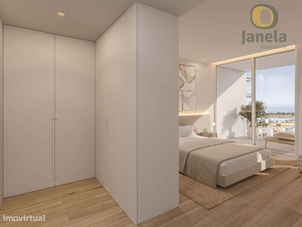 Apartamento T2 Novo em Condomínio Privado com Piscina Interior e Ex... - Grande imagem: 3/17