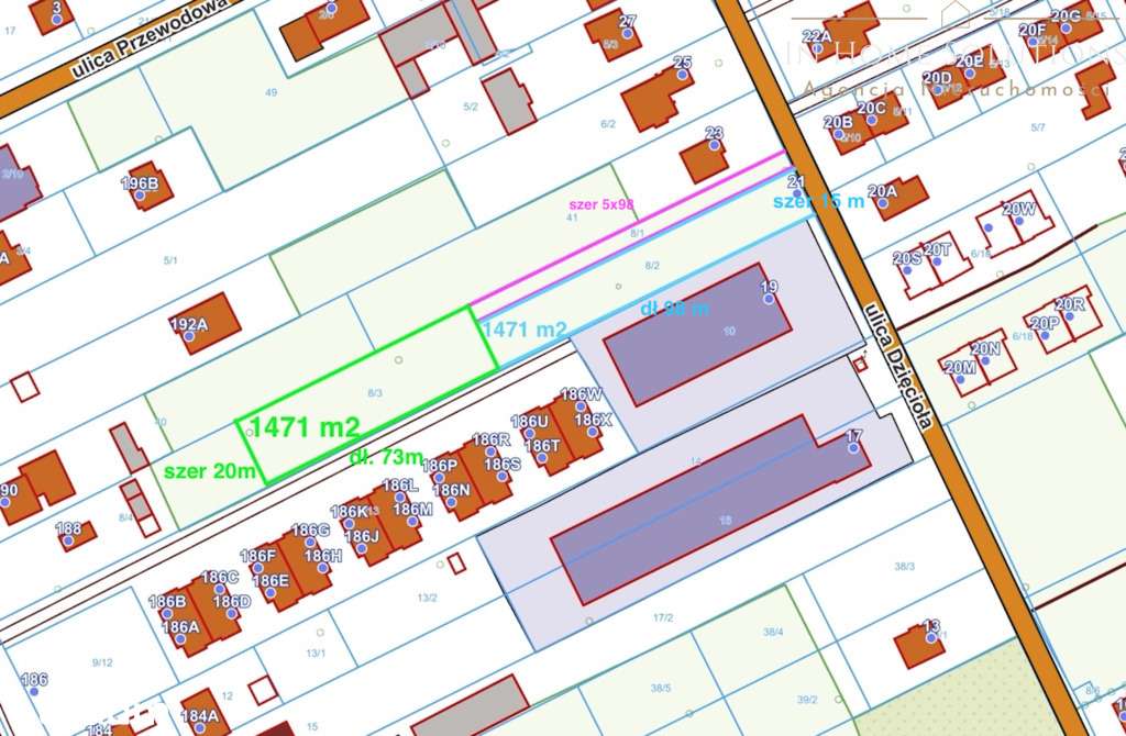 3 działki o łącznej pow. 3436 m2 - media-5