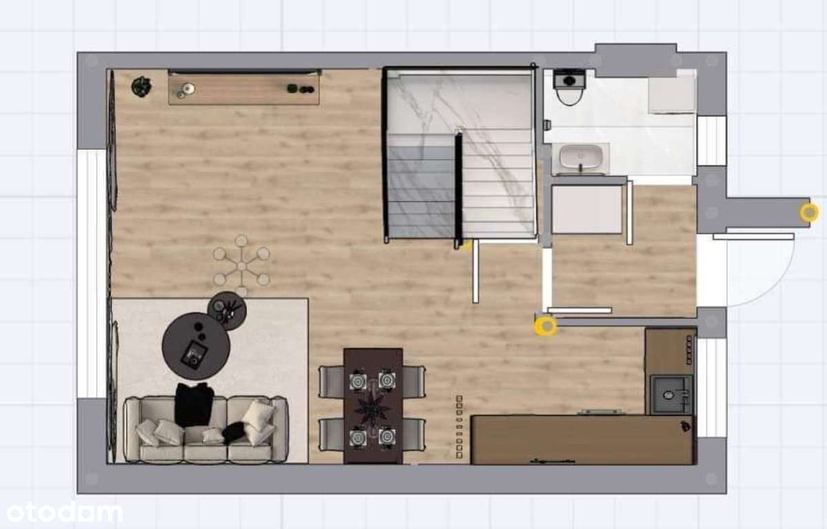 Ostatnie w 2 etapie |Mników|ogródek 38m2-5
