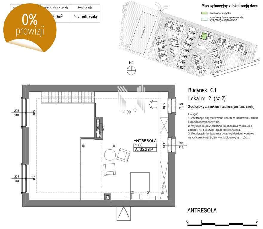 Mieszkanie 111M2 Niemcz Antresola 0% Prowizji - Pełny obrazek: 3/7