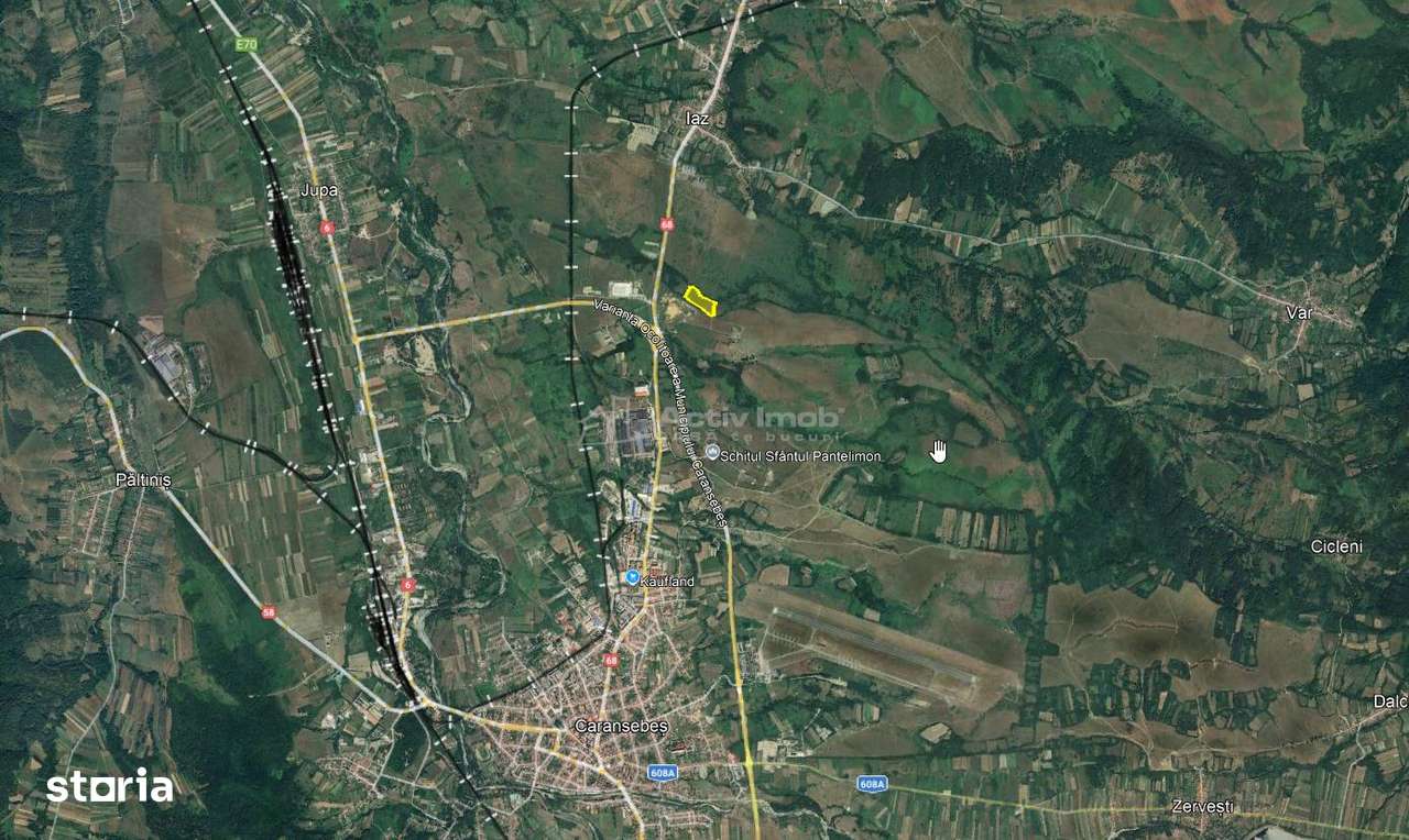 Caransebes, Teren Extravilan, Pretabil pentru Fotovoltaice, 32512 Mp., - Imagine principală: 3/5