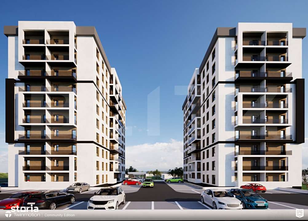 Comision 0% la cumparator! Apartament 2 camere, 63 mp, Satina Park - Imagine principală: 1/8