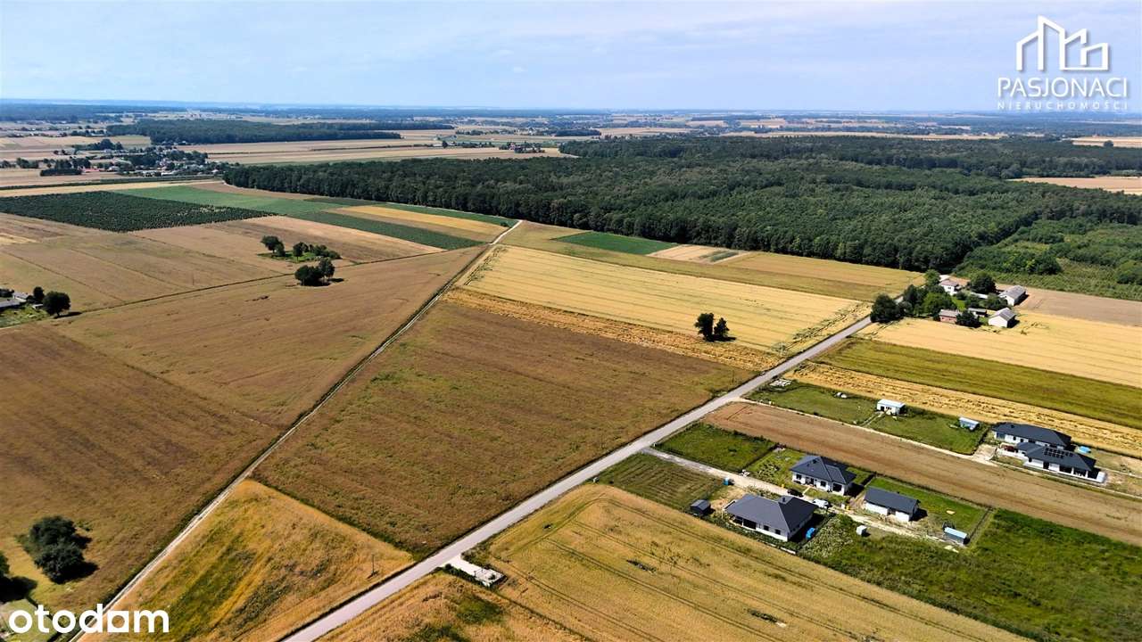 10 działek budowlanych-Piotrowice, gm. Strzyżewic - Pełny obrazek: 5/9