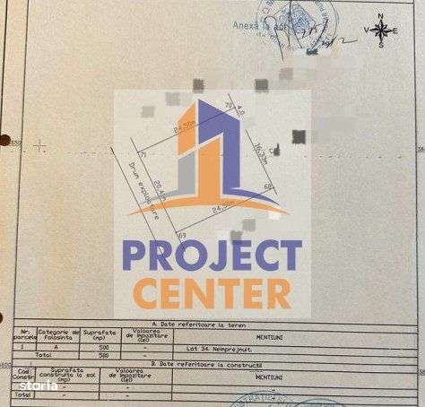 Teren extravilan 500 mp, Merisani - Imagine principală: 1/1