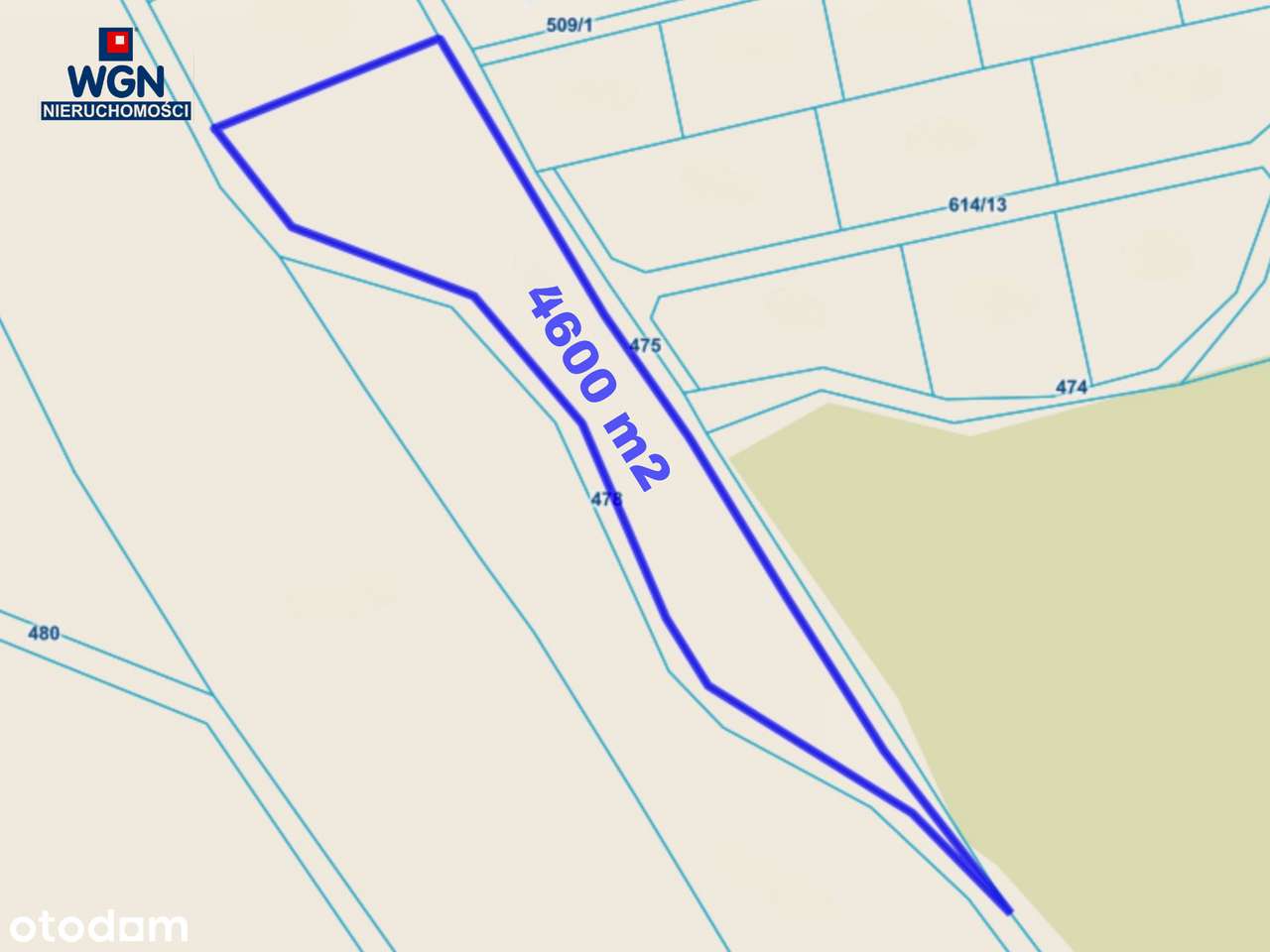 Działka budowlana z pięknymi widokami pod lasem.-11