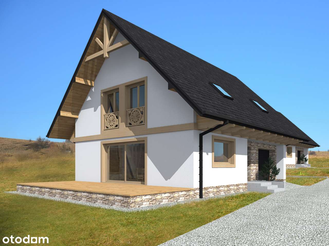 DZIAŁKI BUDOWLANE Z POZWOLENIEM NA 2 DOMY – NOWY TARG, UL. USTRONIE-9