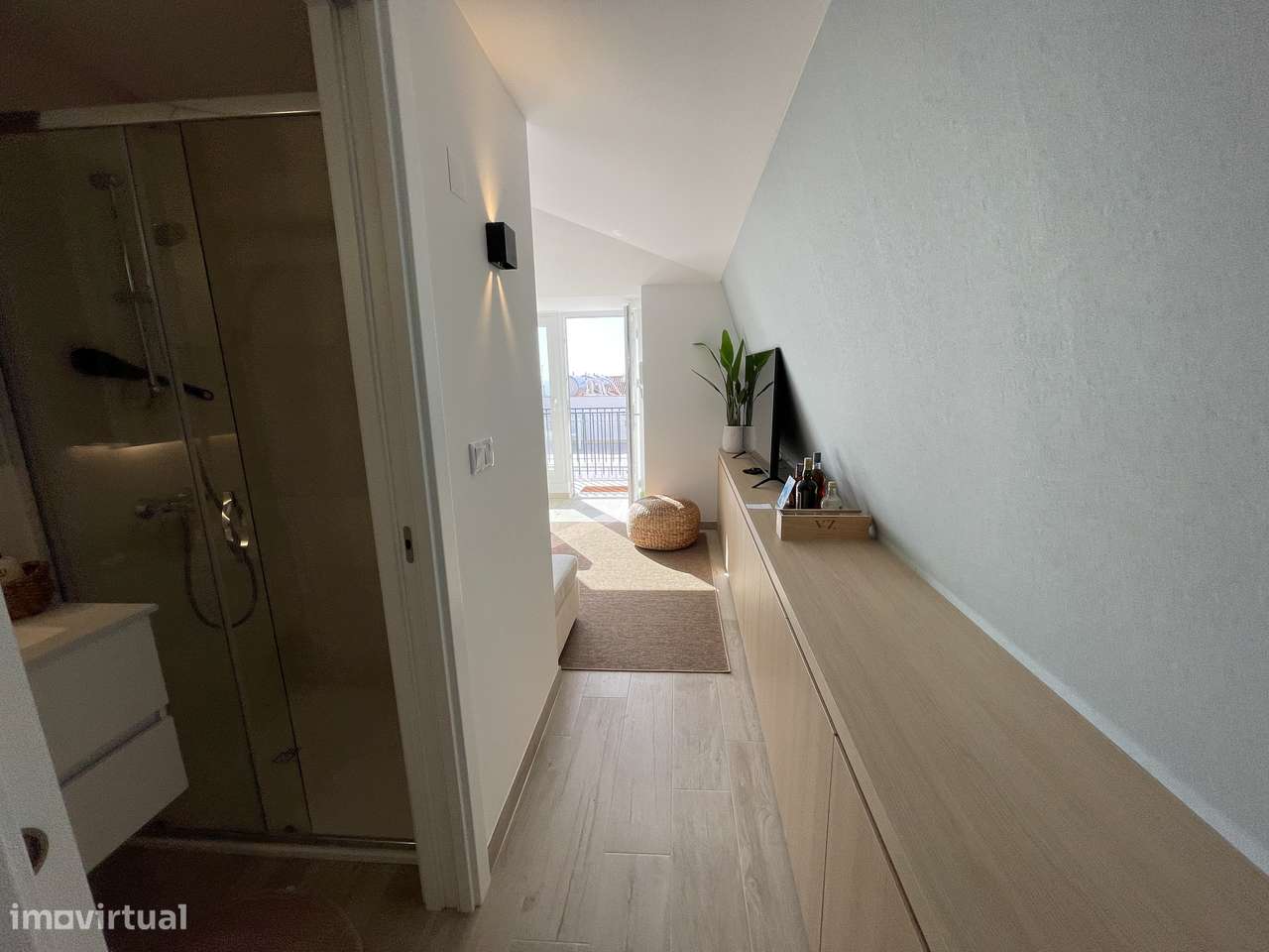 Apartamento T2 novo terraço vista mar perto da praia Sesimbra-26