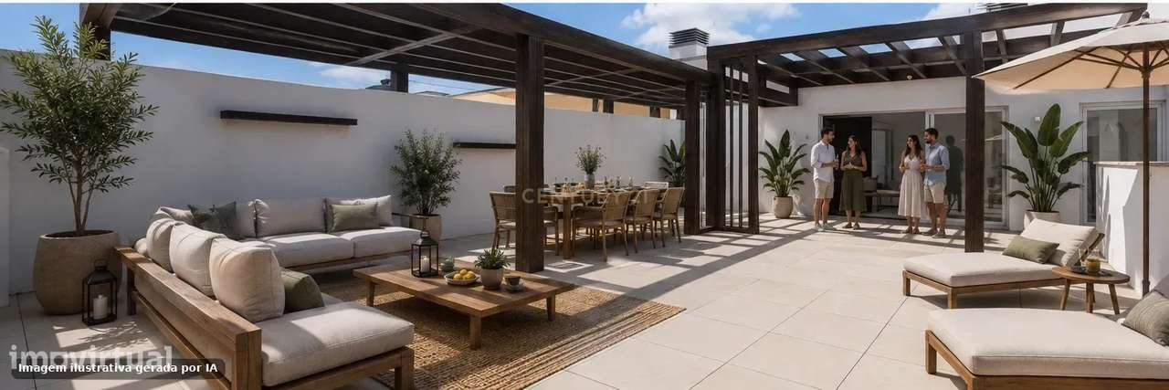T4 Duplex com vista mar em Espinho-40