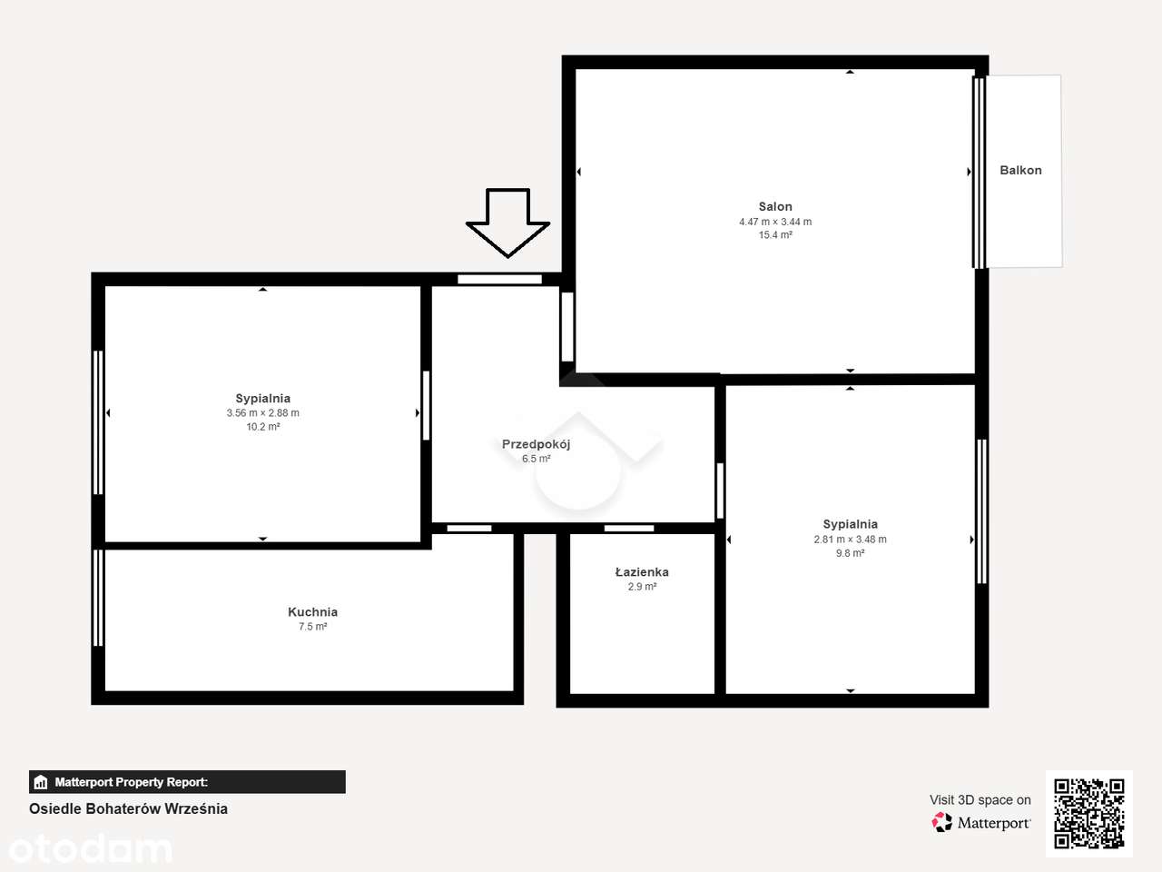 3-pokojowe mieszkanie z balkonem-17