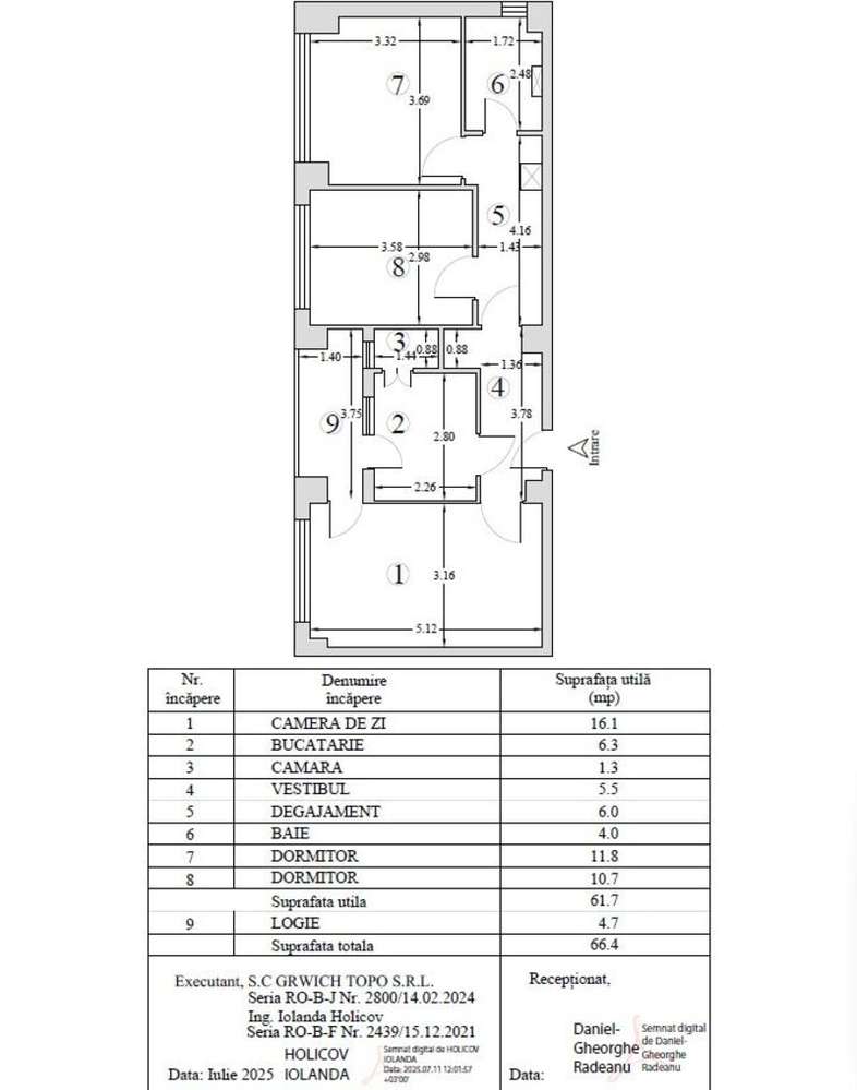 Apartament 3 camere A. Panu-2