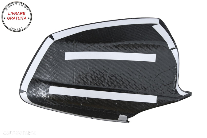 Capace oglinzi BMW Seria 5 F07 F10 F11 F18 Pre-LCI (2011-2013) Carbon Real- livrare gratuita - 5