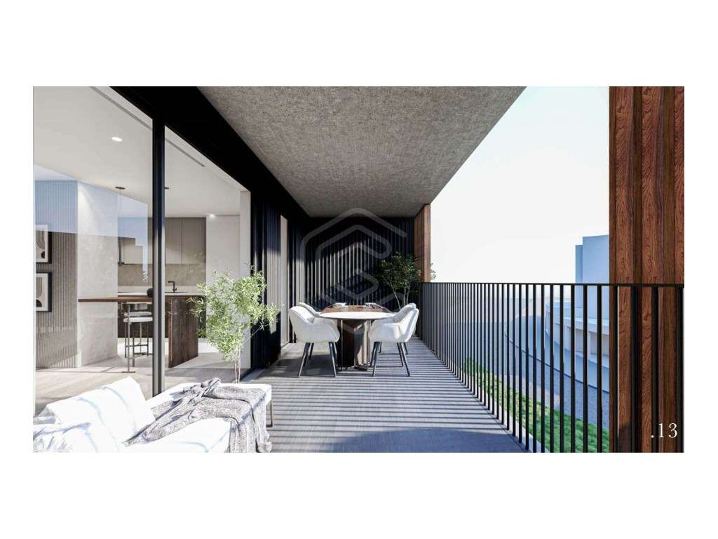 T3, com varanda com 40m2 e lugar de garagem para 1 carros. - Grande imagem: 2/21