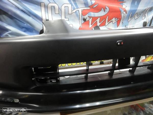 Para-choques sem frisos honda civic 96-98 EK9 look + Lip / spoiler frontal mugen style em plástico - 4