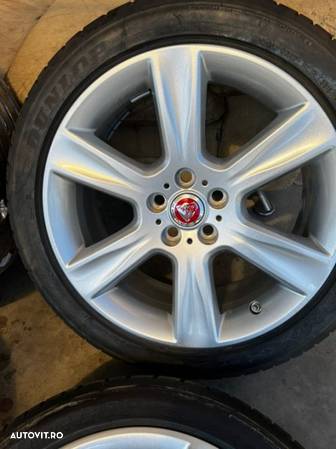 vand jante originale Jaguar pe 18” echipate cu anvelope noi - 5