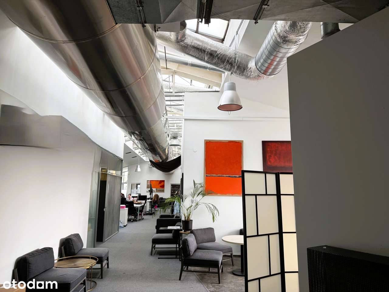 Piękne biuro w industrialnym stylu na Żoliborzu - Pełny obrazek: 4/5