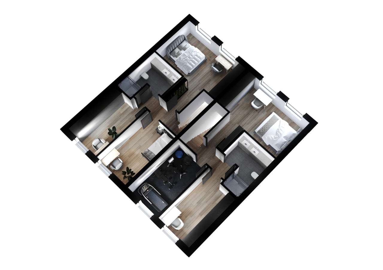 Nowoczesny Dom pod Lasem-8