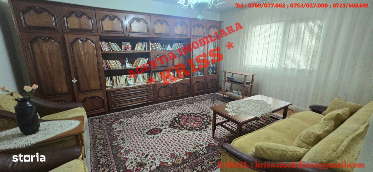 Apartament 3 Camere GĂVANA 3 Decomandat 80 M Et. 2 An 1990 Mob. Utilat - Imagine principală: 5/20