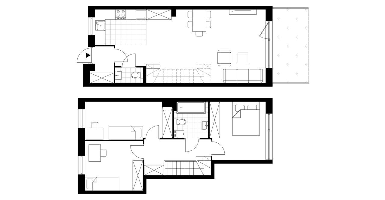 4-pokojowy dom 84m2 + ogródek Bez Pośredników - Pełny obrazek: 3/7